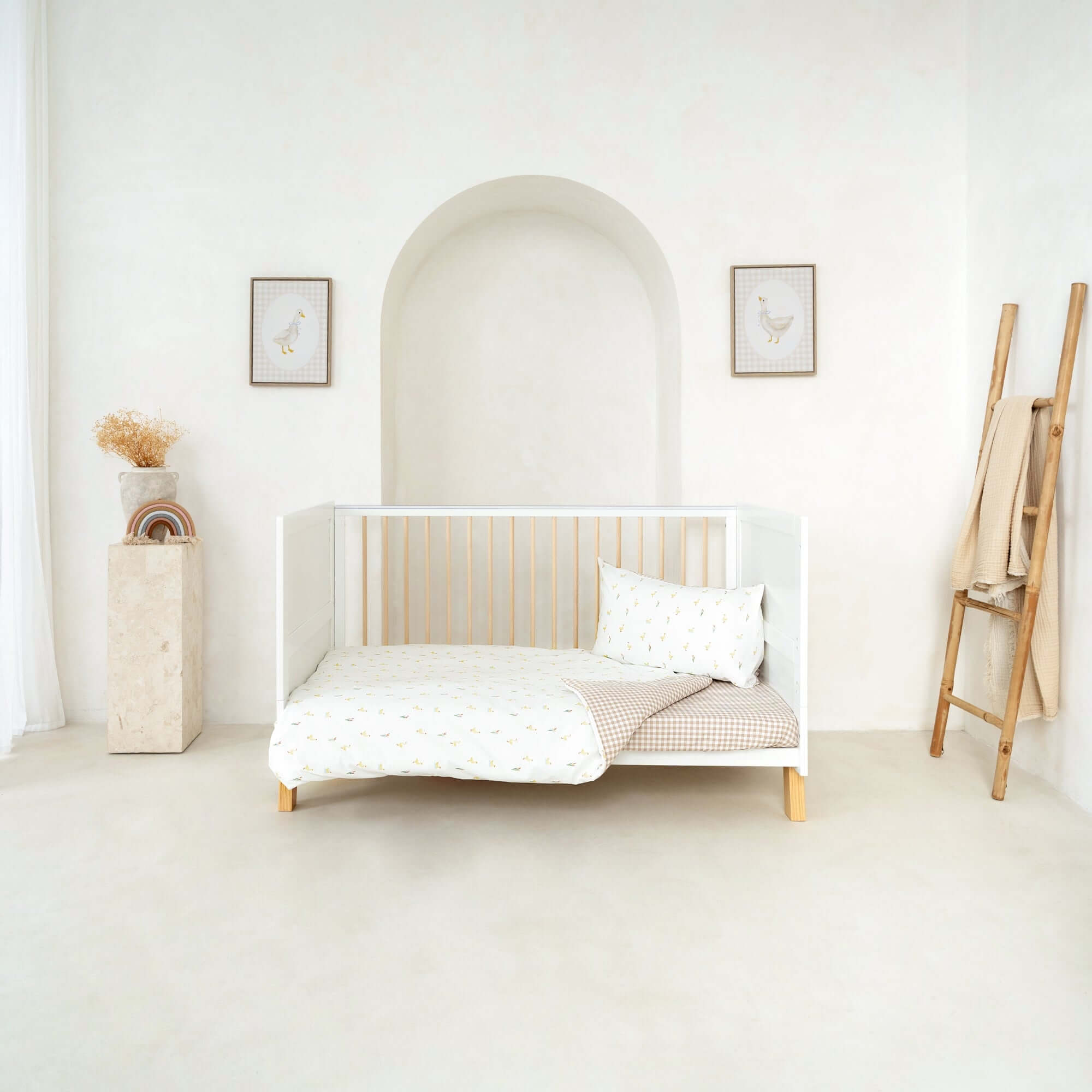 Clair de Lune Little Duckling Cot Bedding Set, part of the Little Duckling Collection