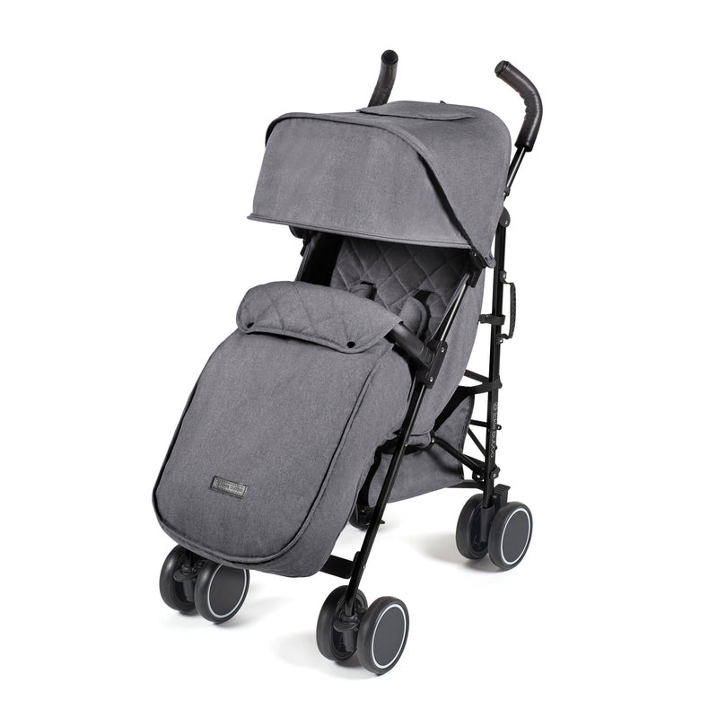 Graphite Grey Ickle Bubba Discovery Max Stroller with a matching footmuff | Pushchairs and Travel Systems | Baby & Kid Travel - Clair de Lune UK