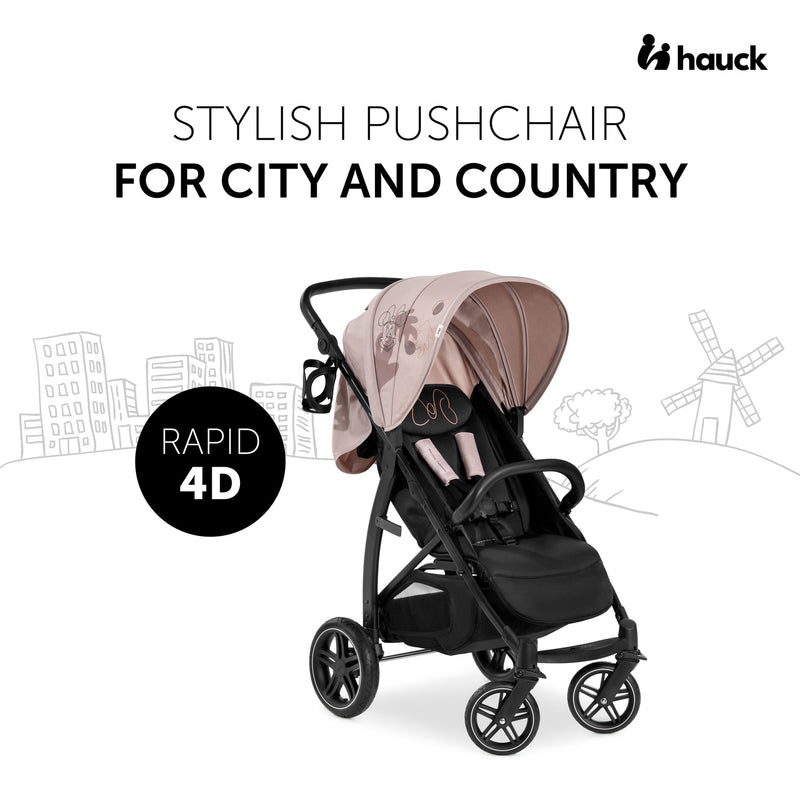 Minnie Mouse Rose Hauck Rapid 4D Pushchair as a stylish pushchair for city and country | Strollers | Pushchairs, Carrycots & Car Seats Baby | Travel Essentials - Clair de Lune UK