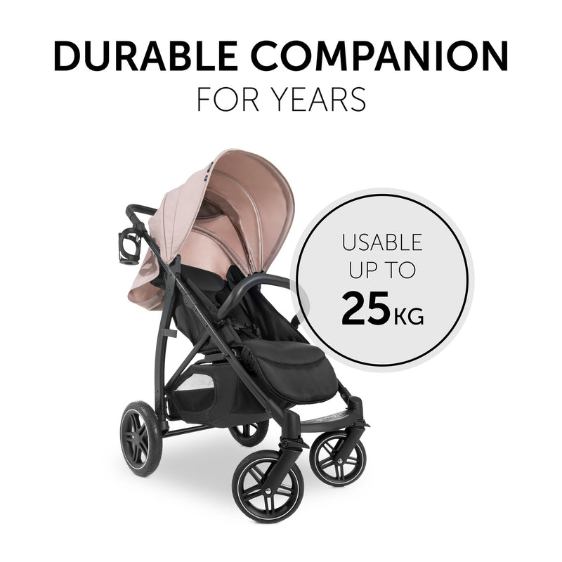 Pastel Pink Hauck Rapid 4D Pushchair as a durable companion | Strollers | Pushchairs, Carrycots & Car Seats Baby | Travel Essentials - Clair de Lune UK
