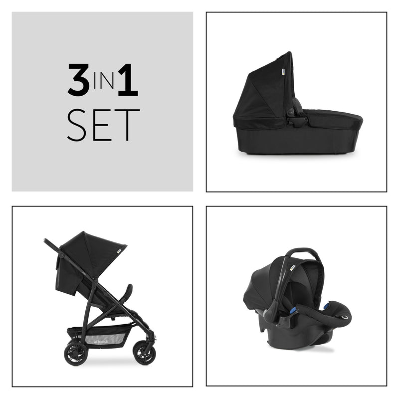 What's included in the Hauck Rapid 4 Trio Travel System | Buggies, Strollers & Pushchairs | Travel With Baby - Clair de Lune UK