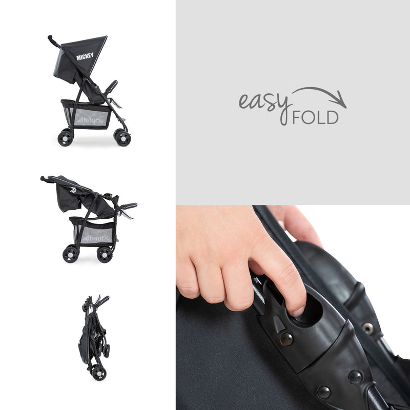 Folding steps of the Mickey Stars Hauck Disney Sport Pushchair | Strollers, Pushchairs & Prams | Pushchairs, Carrycots & Car Seats Baby | Travel Essentials - Clair de Lune UK