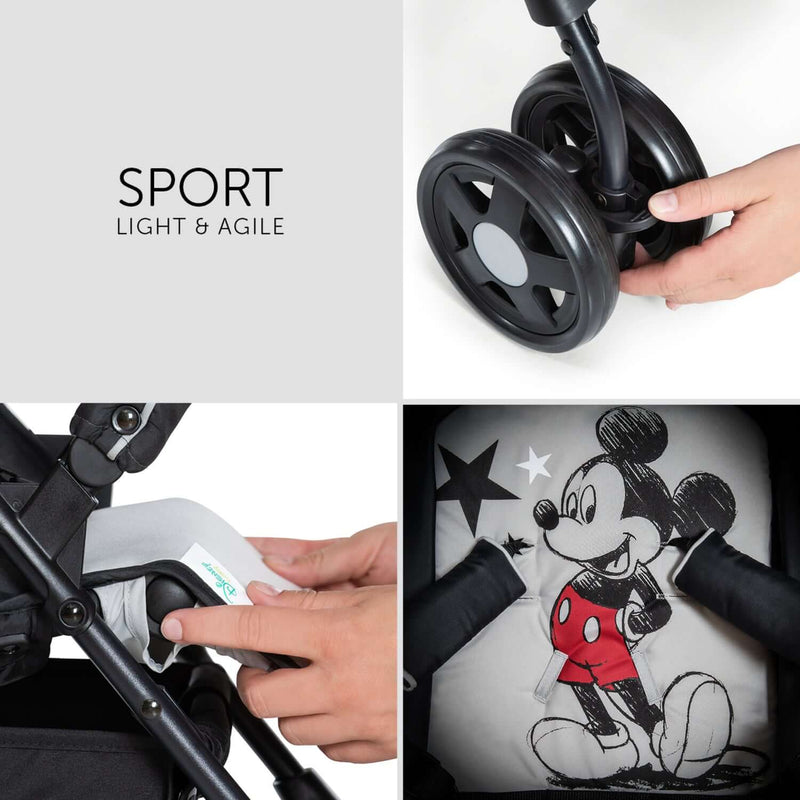 The safety features of the Mickey Stars Hauck Disney Sport Pushchair | Strollers, Pushchairs & Prams | Pushchairs, Carrycots & Car Seats Baby | Travel Essentials - Clair de Lune UK