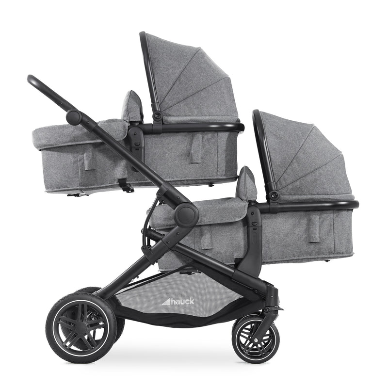 The comfy bassinets of the Hauck Atlantic Twin Tandem Pushchair | Strollers, Pushchairs & Prams | Pushchairs, Carrycots & Car Seats Baby | Travel Essentials - Clair de Lune UK