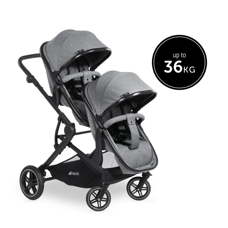 Hauck Atlantic Twin Tandem Pushchair growing with your babies | Strollers, Pushchairs & Prams | Pushchairs, Carrycots & Car Seats Baby | Travel Essentials - Clair de Lune UK
