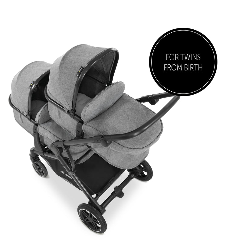 Hauck Atlantic Twin Tandem Pushchair for children at two different ages | Strollers, Pushchairs & Prams | Pushchairs, Carrycots & Car Seats Baby | Travel Essentials - Clair de Lune UK
