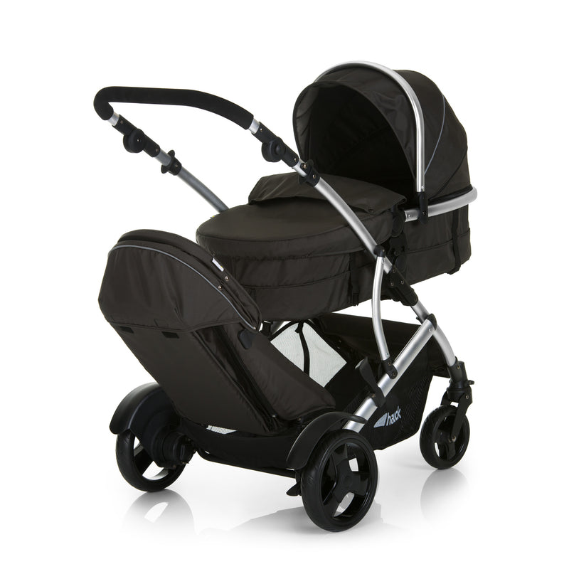 Face to face carrycot and pushchair seat of the Hauck Duett 2 Tandem Pushchair | Strollers, Pushchairs & Prams | Pushchairs, Carrycots & Car Seats Baby | Travel Essentials - Clair de Lune UK