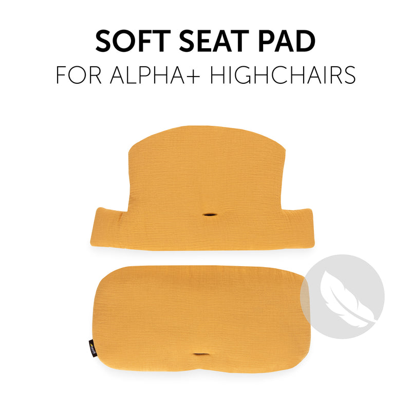 Soft and Lightweight Honey Hauck High Chair Pad Select | High Chair Accessories | Highchairs | Feeding & Weaning - Clair de Lune UK