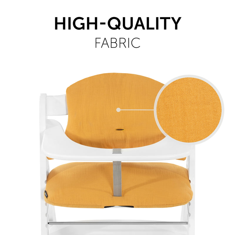 Honey Hauck High Chair Pad Select made from high-quality fabrics | High Chair Accessories | Highchairs | Feeding & Weaning - Clair de Lune UK