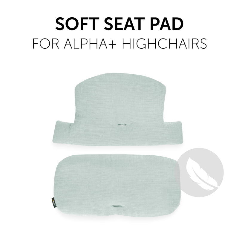 Soft and Lightweight Mint Hauck High Chair Pad Select | High Chair Accessories | Highchairs | Feeding & Weaning - Clair de Lune UK