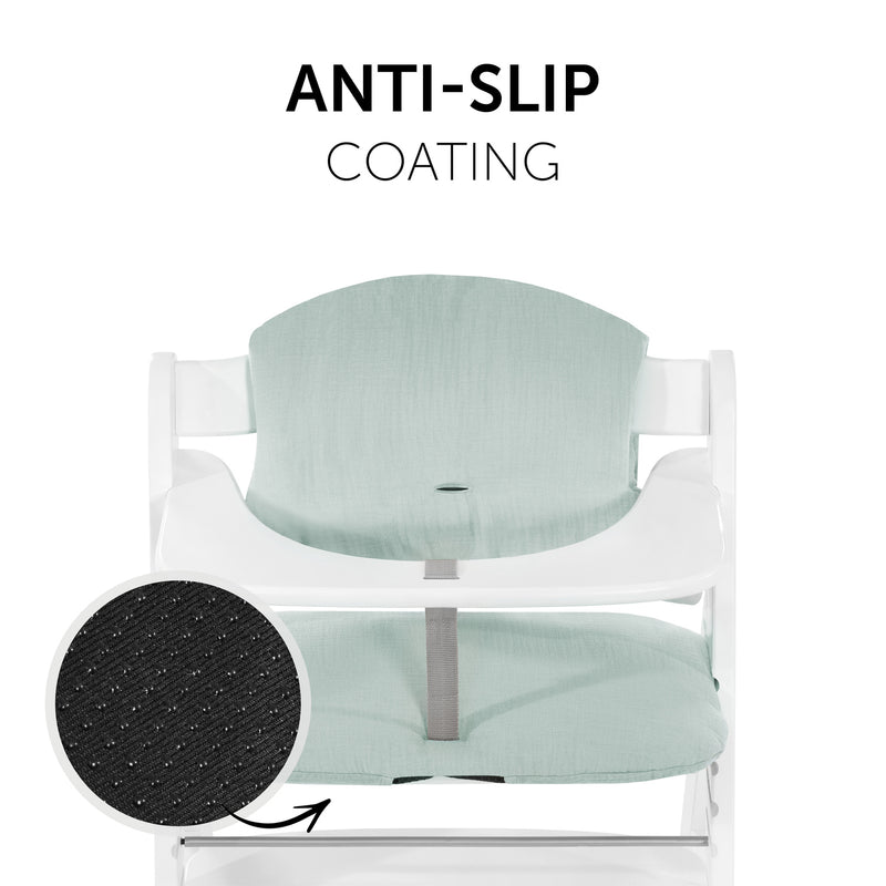 Mint Hauck High Chair Pad Select with Anti-slip Coating | High Chair Accessories | Highchairs | Feeding & Weaning - Clair de Lune UK