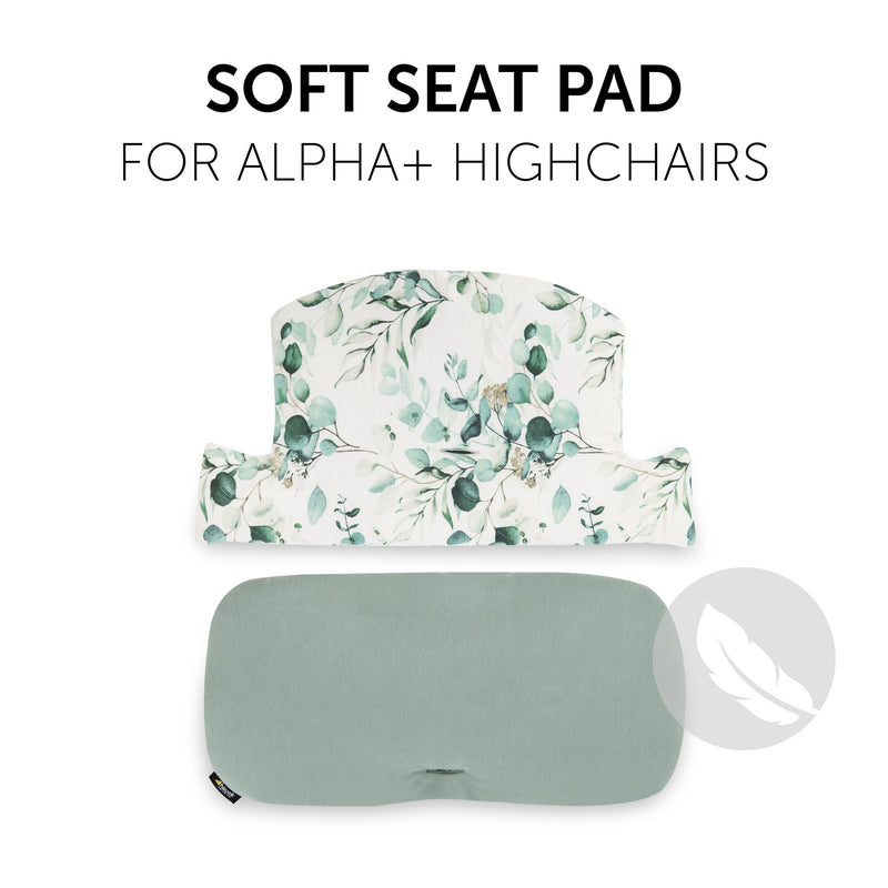 Soft and Lightweight Jersey Leaves Hauck High Chair Pad Select | High Chair Accessories | Highchairs | Feeding & Weaning - Clair de Lune UK