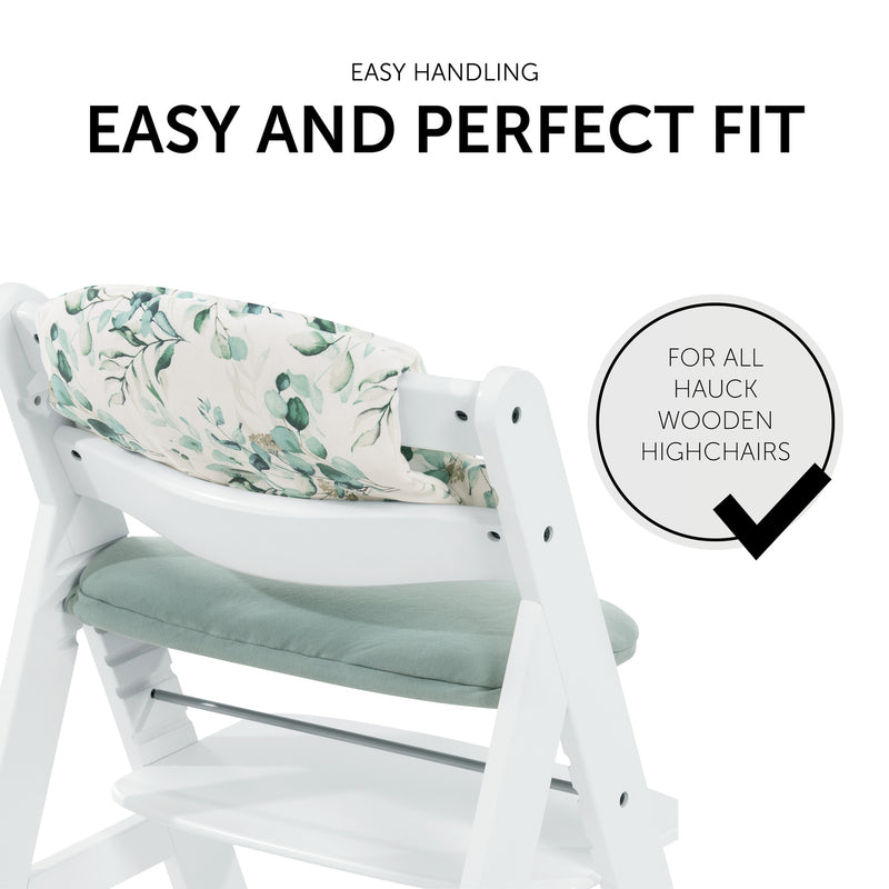 Easy Handling Jersey Leaves Hauck High Chair Pad Select | High Chair Accessories | Highchairs | Feeding & Weaning - Clair de Lune UK