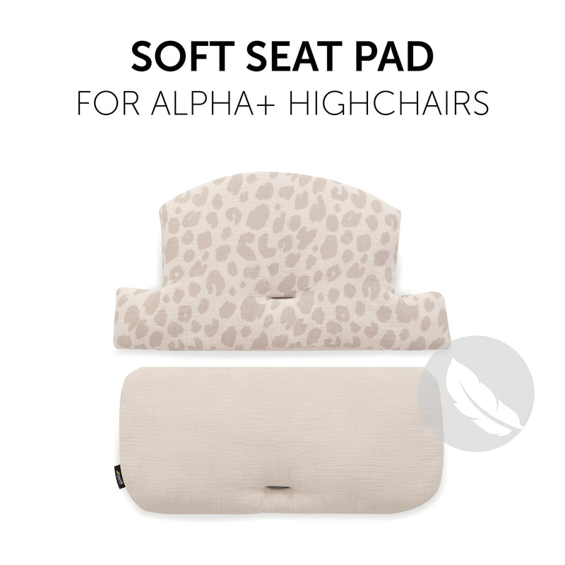 Soft and Lightweight Natural Leo Hauck High Chair Pad Select | High Chair Accessories | Highchairs | Feeding & Weaning - Clair de Lune UK