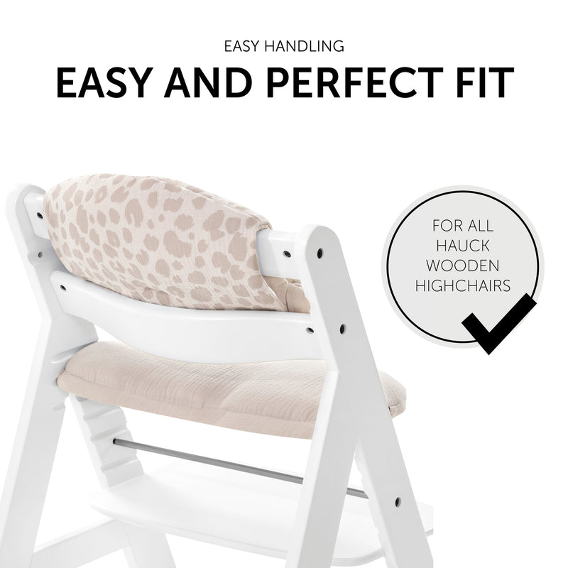 Easy Handling Natural Leo Hauck High Chair Pad Select | High Chair Accessories | Highchairs | Feeding & Weaning - Clair de Lune UK