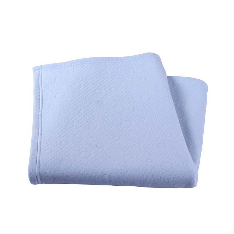 Blue Cotton Candy Blanket | Cosy Baby Blankets | Nursery Bedding | Newborn, Baby and Toddler Essentials - Clair de Lune UK