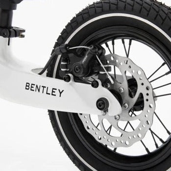 The premium wheel of the Glacier White Bentley Balance Bike | Toddler Bikes | Montessori Activities For Babies & Kids - Clair de Lune UK