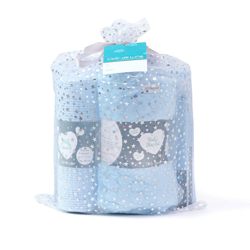 Blue Baby Shower Gift Set | Newborn Hampers | Baby Gift Sets | Baby Shower, Birthday & Christmas Gifts - Clair de Lune UK