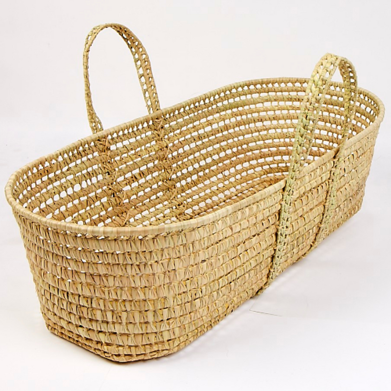 Palm Moses Basket Undressed | Moses Baskets | Co-sleepers | Nursery Furniture - Clair de Lune UK