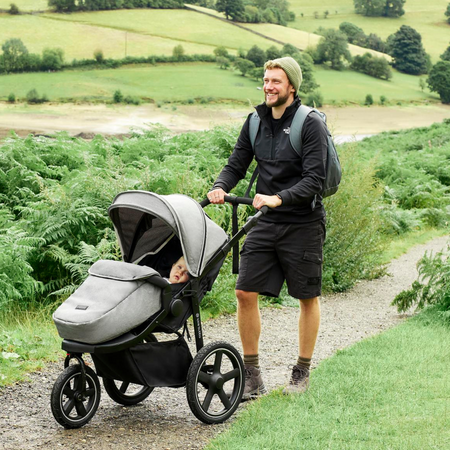 Dad pushing his Ickle Bubba Venus Prime Jogger Stroller | Strollers | Pushchairs, Carrycots & Car Seats Baby | Travel Essentials - Clair de Lune UK