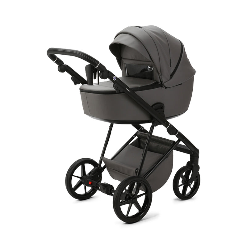 Slate Grey Mee-go 2in1 Milano Evo Premium Pushchair (With Carrycot) | Pushchairs and Travel Systems | Baby & Kid Travel - Clair de Lune UK