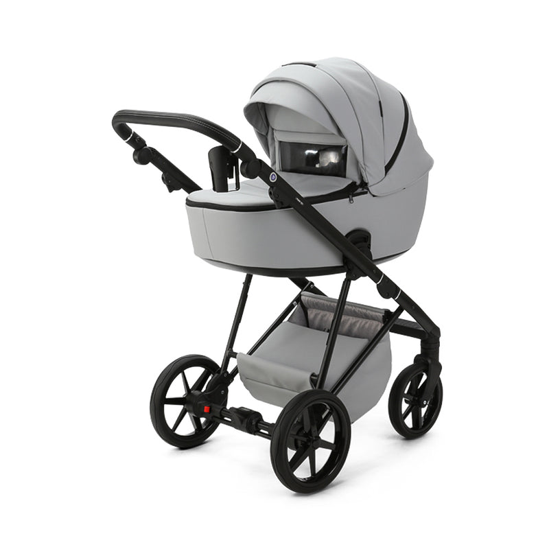 Stone Grey Mee-go 2in1 Milano Evo Premium Pushchair (With Carrycot) | Pushchairs and Travel Systems | Baby & Kid Travel - Clair de Lune UK