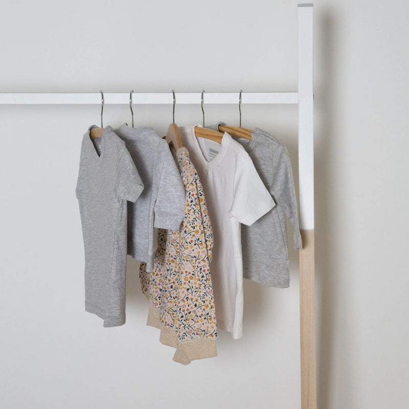 The sturdy rack of the Childhome Tipi Open Clothes Rack | Clothes Racks, Wardrobes & Shelves | Storage Solutions | Nursery Furniture - Clair de Lune UK