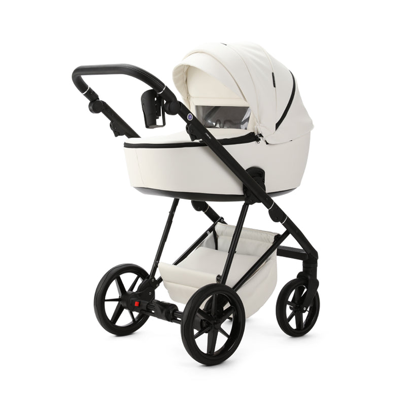 White Mee-go 2in1 Milano Evo Premium Pushchair (With Carrycot) | Pushchairs and Travel Systems | Baby & Kid Travel - Clair de Lune UK