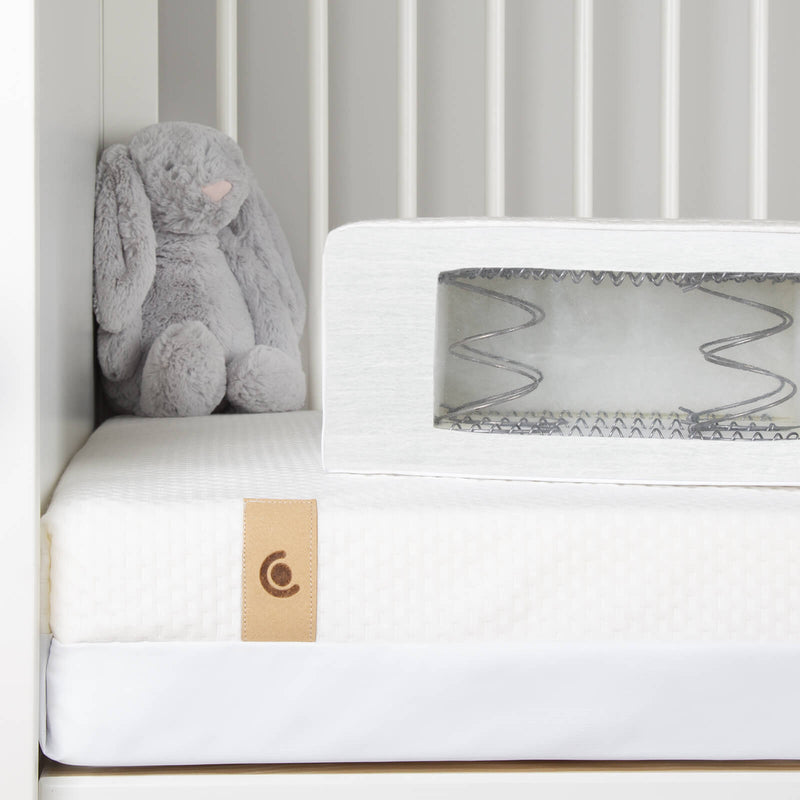 CuddleCo Harmony Hypoallergenic Bamboo Sprung Cot Mattress | Baby & Toddler Mattresses | Bedding | Nursery Furniture - Clair de Lune UK