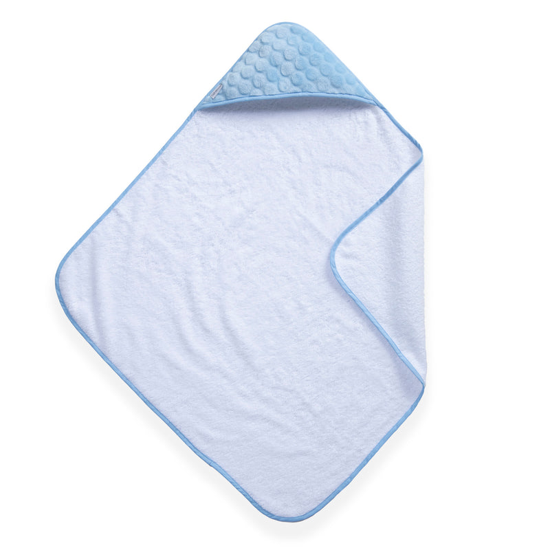 The blue Marshmallow hooded towel of the blue Baby Shower Gift Set | Newborn Hampers | Baby Gift Sets | Baby Shower, Birthday & Christmas Gifts - Clair de Lune UK