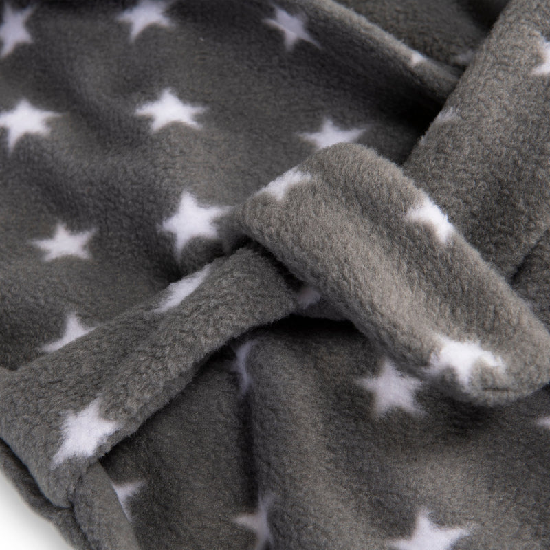 The tighten belt of the Komfies Star Fleece Dressing Gown (6-12 months) | Dressing Gowns & Ponchos | Bathing & Changing Essentials - Clair de Lune UK