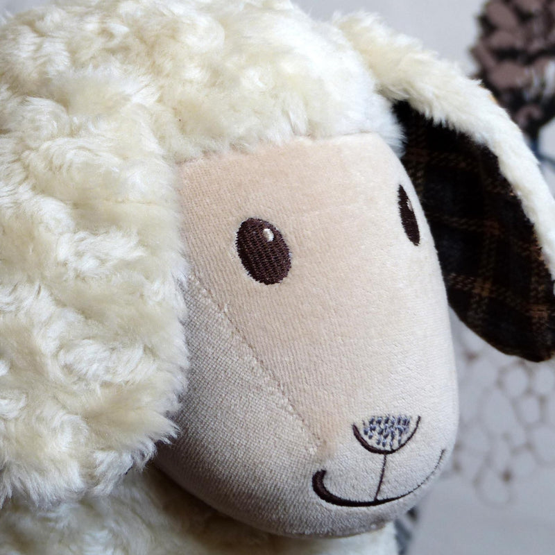 The fluffy Little Bird Told Me Lambert Rocking Sheep | Rocking Animals | Montessori Activities For Babies & Kids | Toys | Baby Shower, Birthday & Christmas - Clair de Lune UK