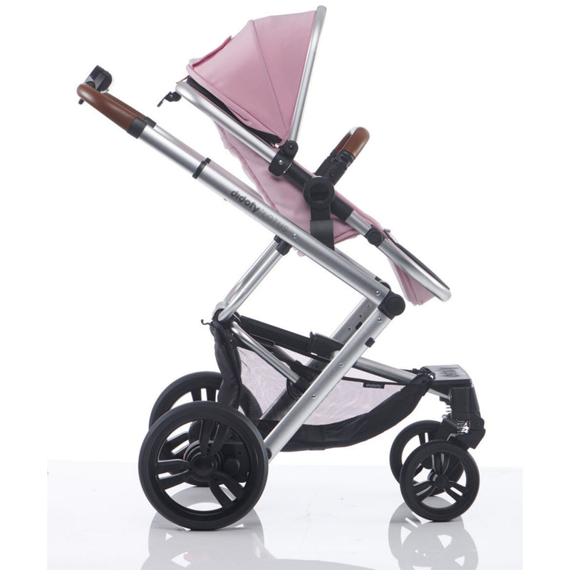  Didofy Pink Lotus Auto Folding Pushchair - 3 in 1 Bundle | Travel Systems | Pushchairs and Travel Systems | Baby & Kid Travel - Clair de Lune UK