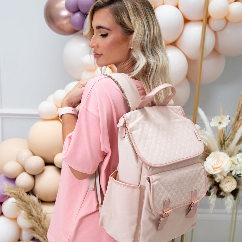 My Babiie Billie Faiers Blush Changing Backpack