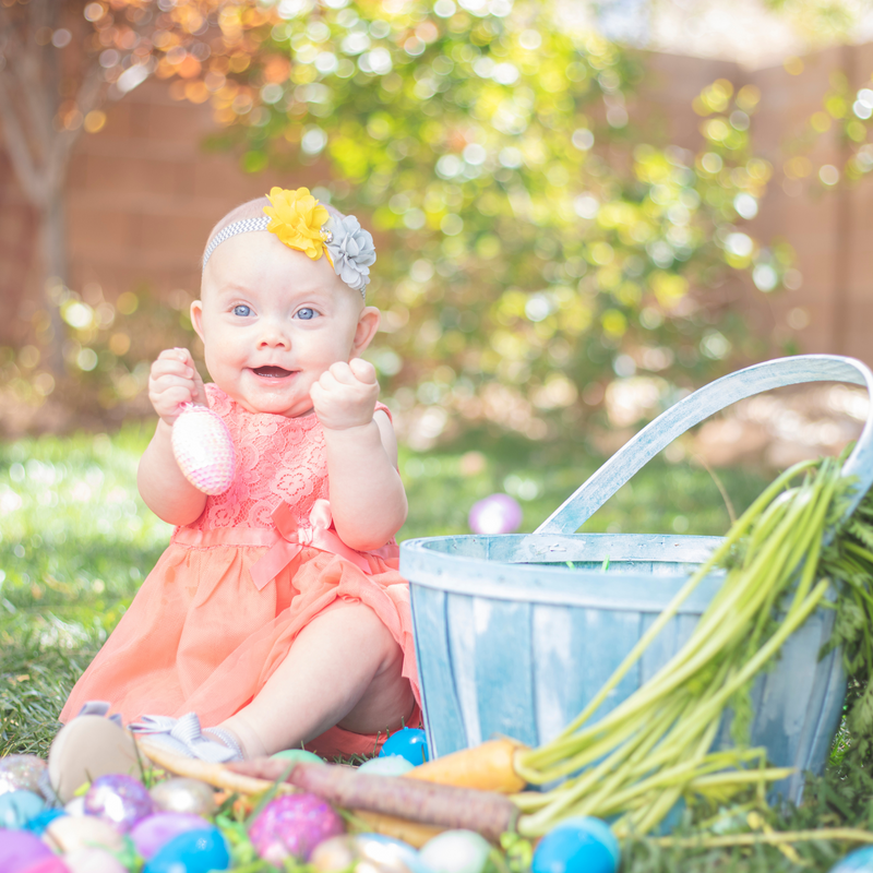 Easter-Themed Sensory Play for Babies