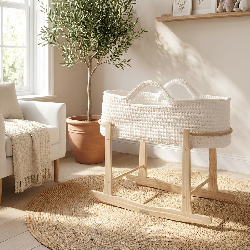 Crochet Moses Basket | Moses Baskets - Newborn Sleep Guide - Clair de Lune UK