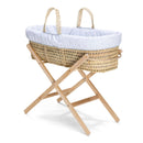 Special Buy - Star Palm Moses Basket with Stand Bundle on white background | Moses Baby Baskets, Bassinets | Nursery Furniture - Clair de Lune UK
