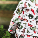 Close up of child wearing the Grow Grows Organic Allotment Adventure Pyjamas | Organic Kids PJs and Nightwear - Clair de Lune UK