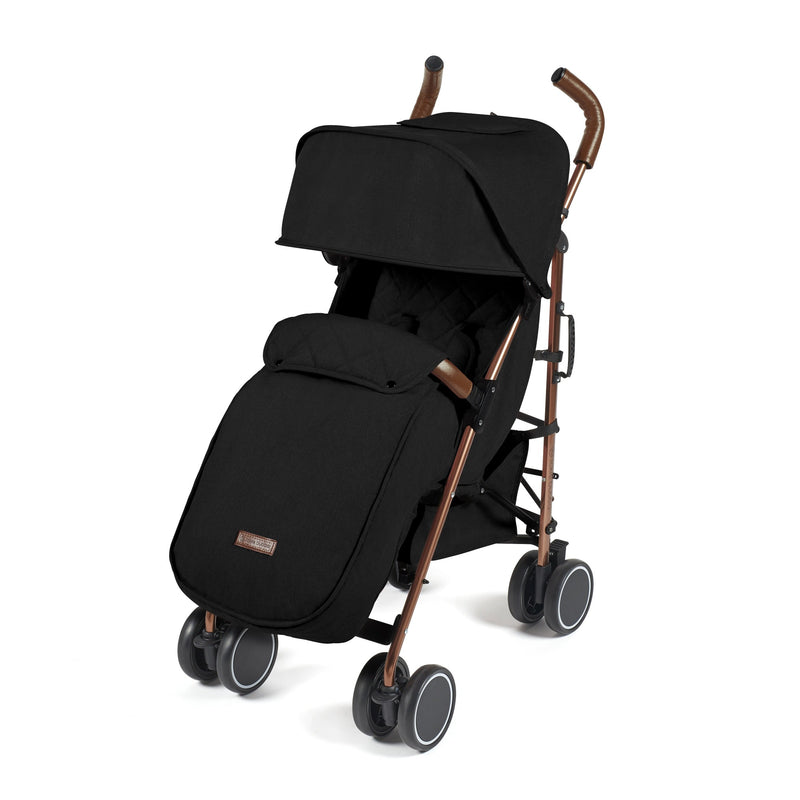 Black Ickle Bubba Discovery Max Stroller with a matching footmuff | Pushchairs and Travel Systems | Baby & Kid Travel - Clair de Lune UK