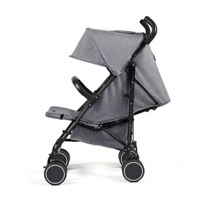 The side of the Graphite Grey Ickle Bubba Discovery Max Stroller | Pushchairs and Travel Systems | Baby & Kid Travel - Clair de Lune UK