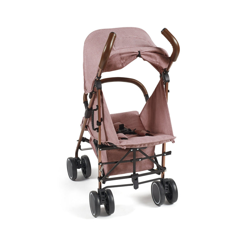 The open back of the Dusty Pink Ickle Bubba Discovery Max Stroller | Pushchairs and Travel Systems | Baby & Kid Travel - Clair de Lune UK