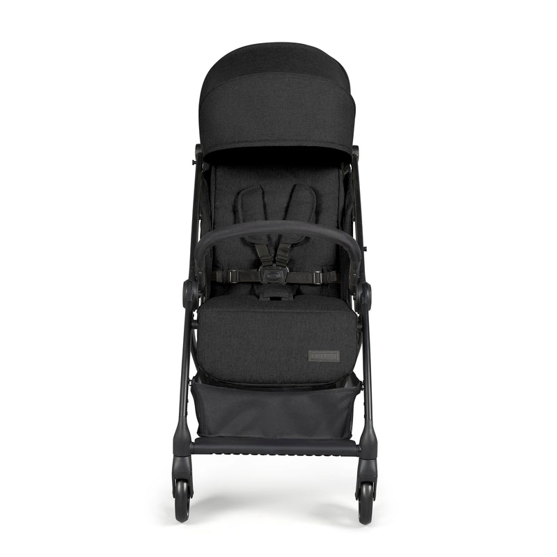 The front of the Ickle Bubba Aries Max Auto-fold Stroller in Black | Pushchairs and Travel Systems | Baby & Kid Travel - Clair de Lune UK