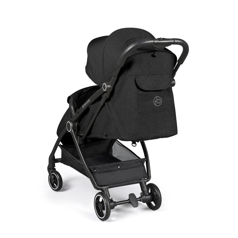 The back of the Ickle Bubba Aries Max Auto-fold Stroller in Black | Pushchairs and Travel Systems | Baby & Kid Travel - Clair de Lune UK
