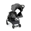 The open back of the Ickle Bubba Aries Max Auto-fold Stroller in Graphite Grey | Prams, Pushchairs & Travel Systems | Baby Travel Essentials - Clair de Lune UK