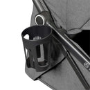 The cup holder of the Ickle Bubba Aries Max Auto-fold Stroller in Graphite Grey | Prams, Pushchairs & Travel Systems | Baby Travel Essentials - Clair de Lune UK