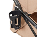The cup holder of the Ickle Bubba Aries Max Auto-fold Stroller in Biscuit | Prams, Pushchairs & Travel Systems | Baby Travel Essentials - Clair de Lune UK