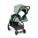 The open back of the Ickle Bubba Aries Max Auto-fold Stroller in Sage Green | Prams, Pushchairs & Travel Systems | Baby Travel Essentials - Clair de Lune UK