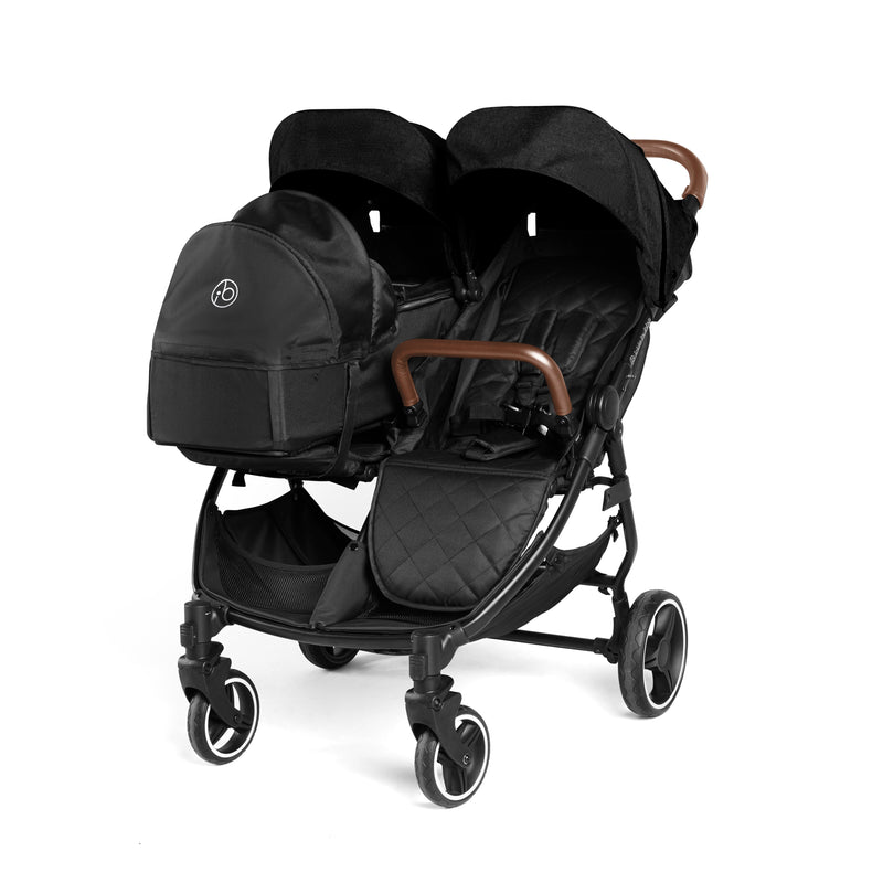 Black Ickle Bubba Venus Prime Double Stroller with an extra newborn carrycot | Buggies, Strollers & Pushchairs | Travel With Your Baby - Clair de Lune UK