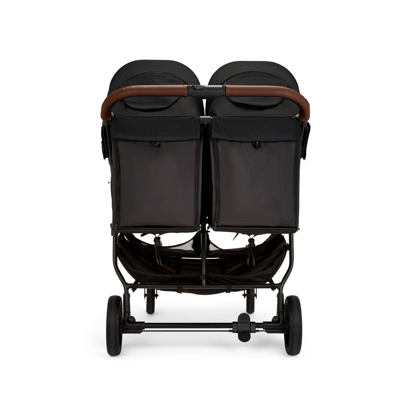 The front of the Black Ickle Bubba Venus Prime Double Stroller | Buggies, Strollers & Pushchairs | Travel With Your Baby - Clair de Lune UK