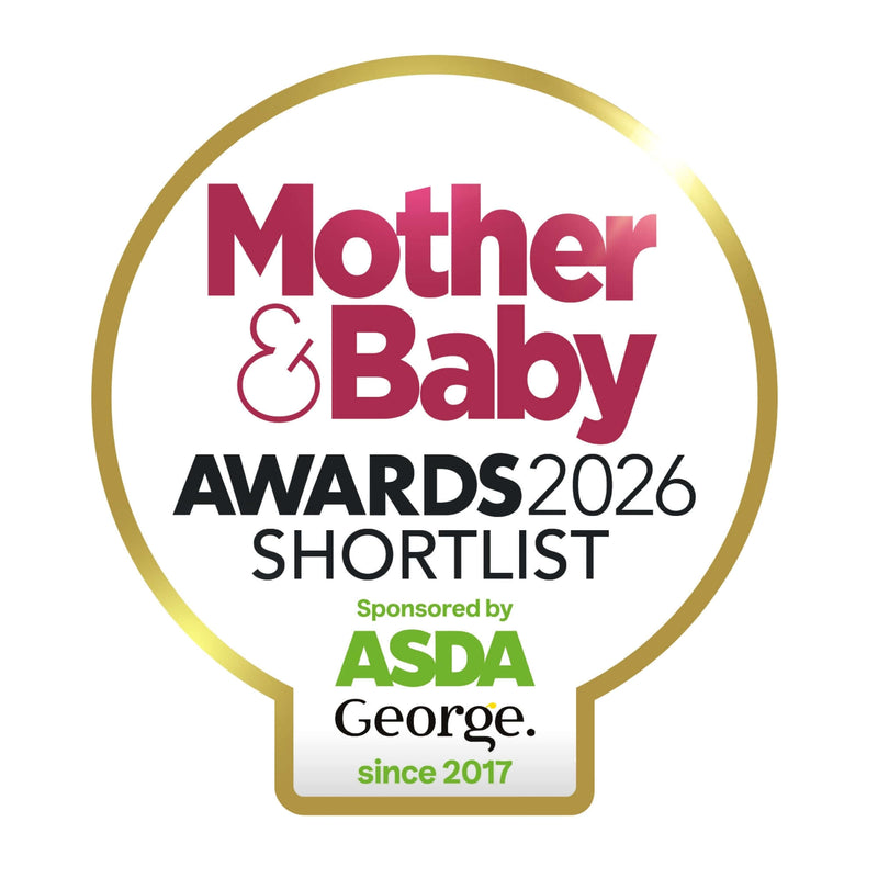 Star Fleece Baby Wrap Blanket Mother & Baby Awards 2026 Shortlist logo for best travel accessory under £30 - Clair de Lune UK